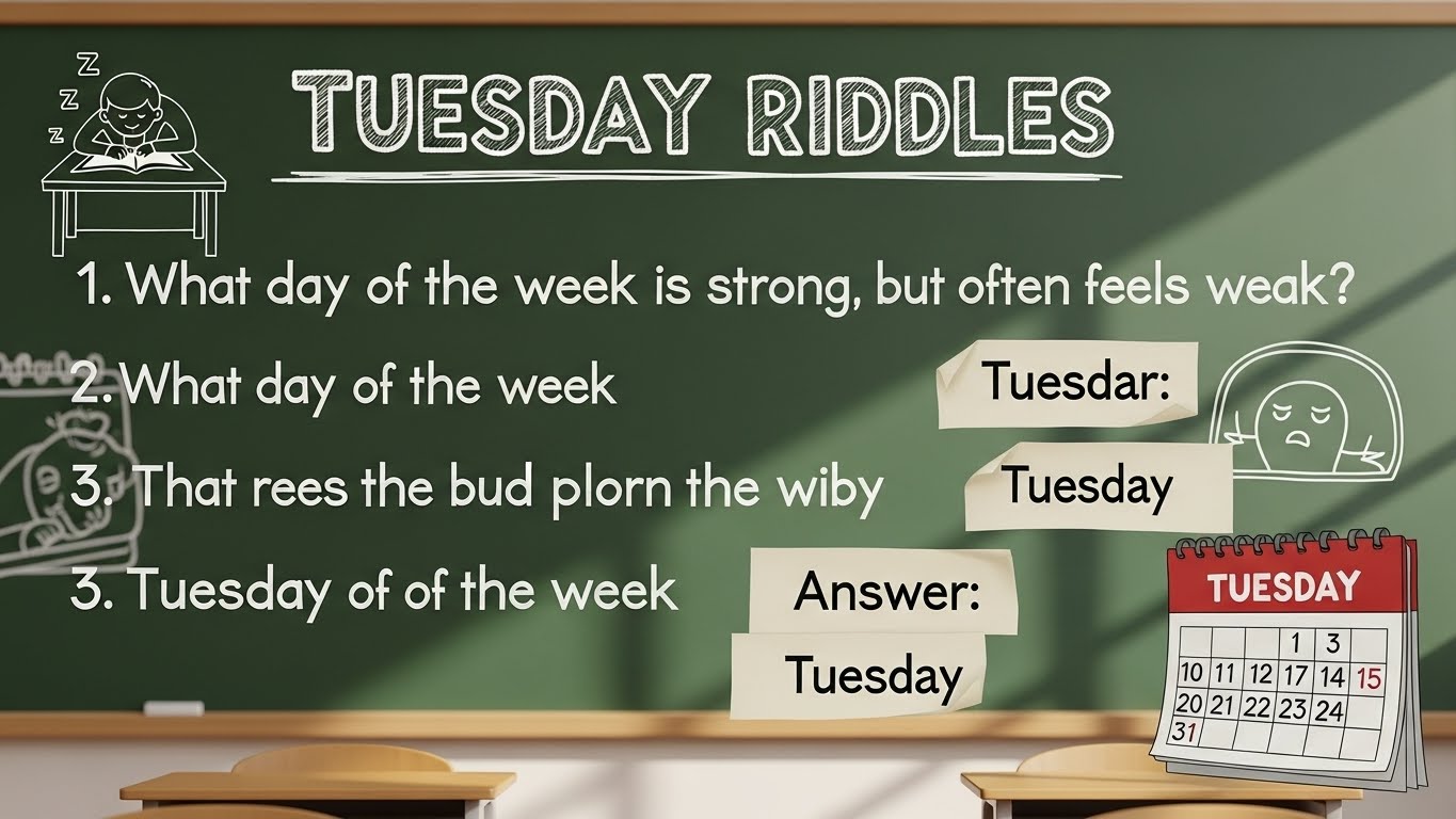 Tuesday riddles with answers
