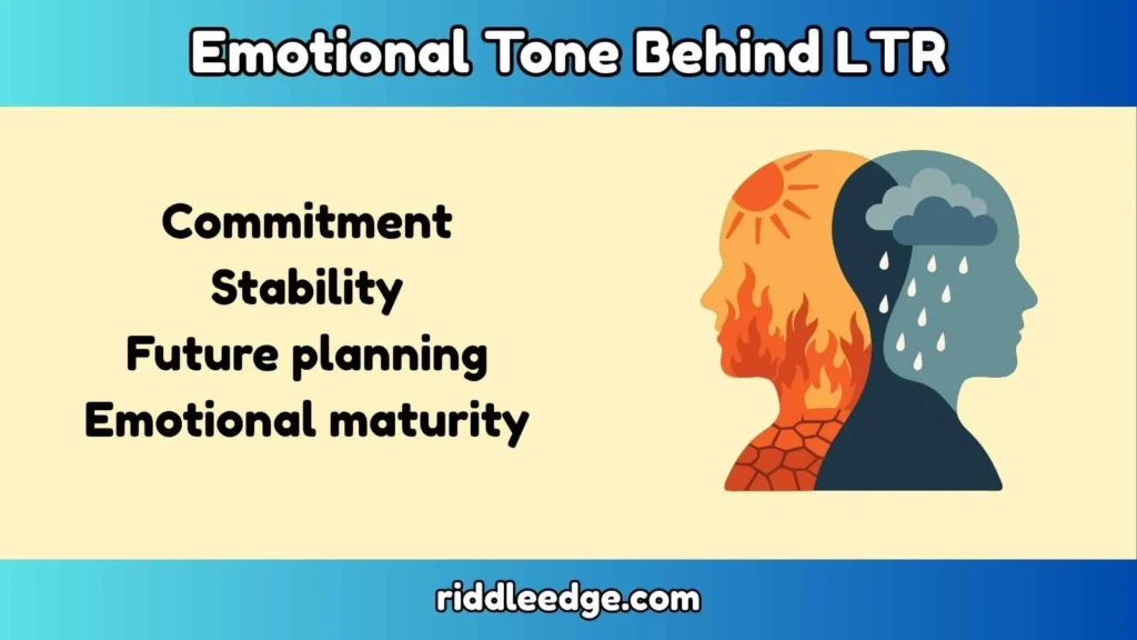 Emotional Tone Behind LTR