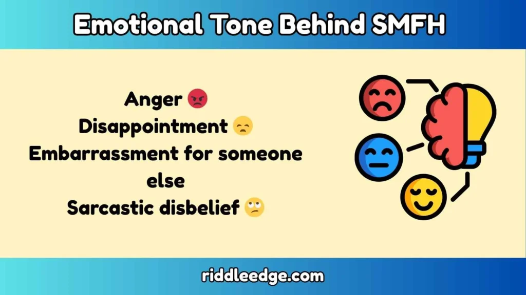 Emotional Tone Behind SMFH 