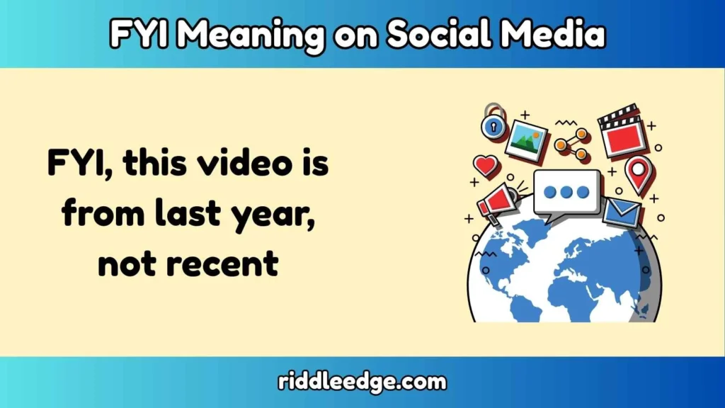 FYI Meaning on Social Media