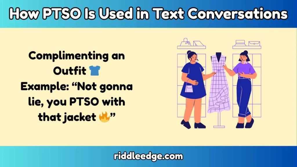 How PTSO Is Used in Text Conversations