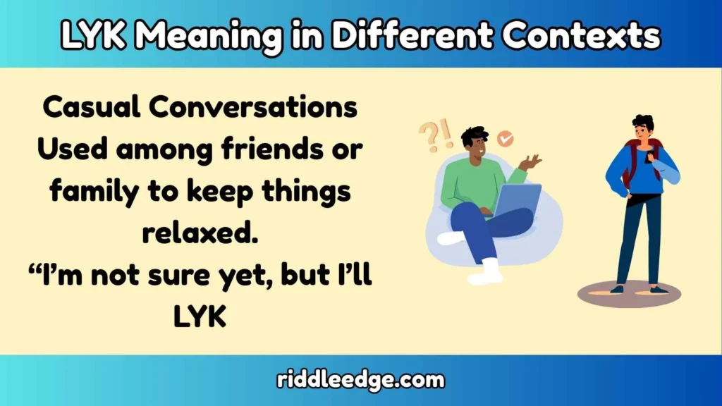 LYK Meaning in Different Contexts