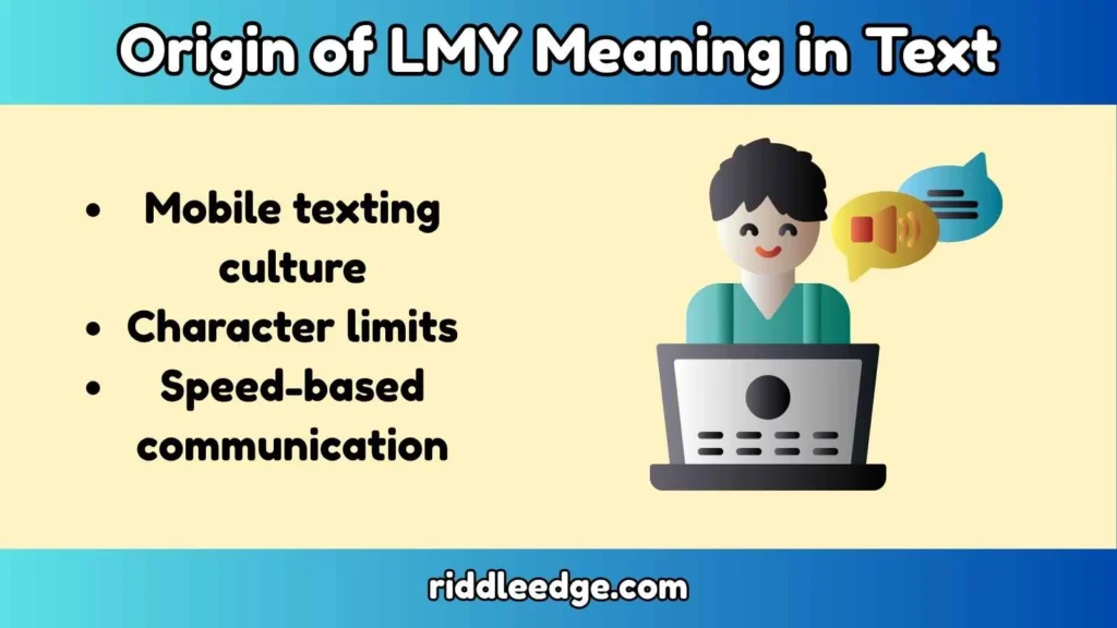 Origin of LMY Meaning in Text