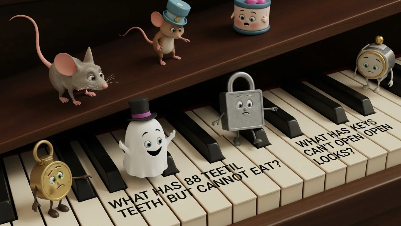 piano riddles for kids