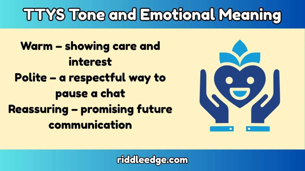 TTYS Tone and Emotional Meaning