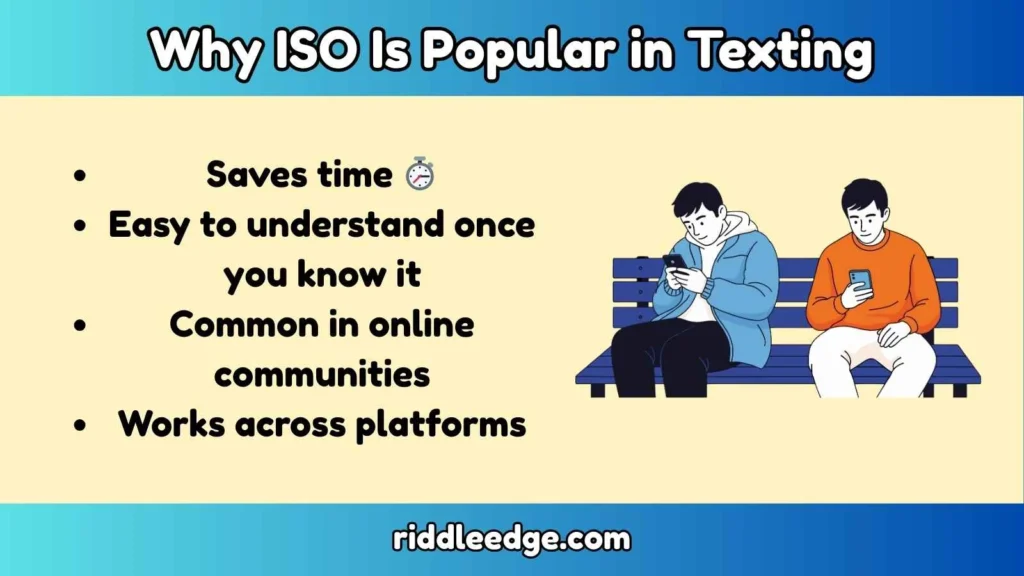 Why ISO Is Popular in Texting