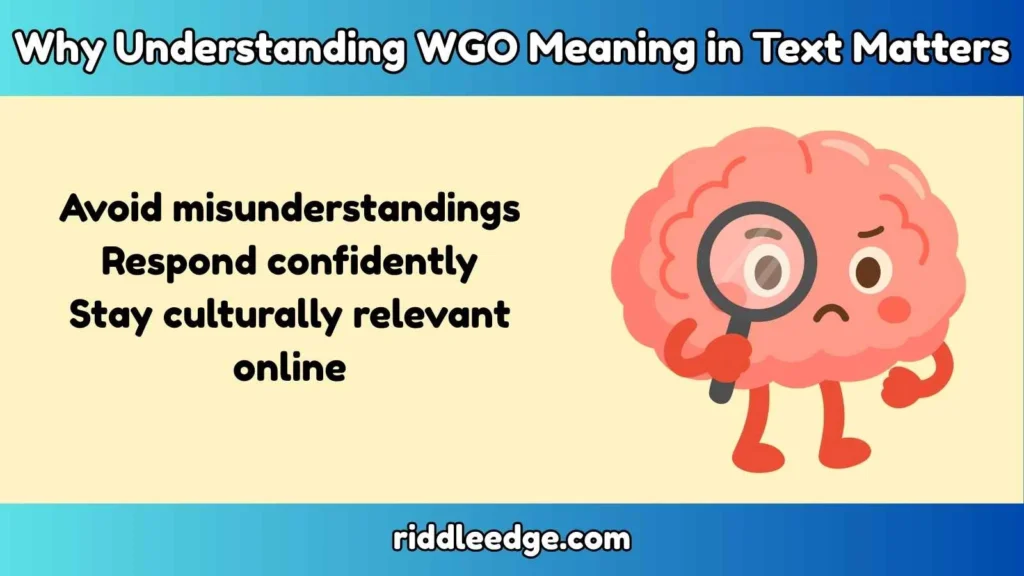 Why Understanding WGO Meaning in Text Matters