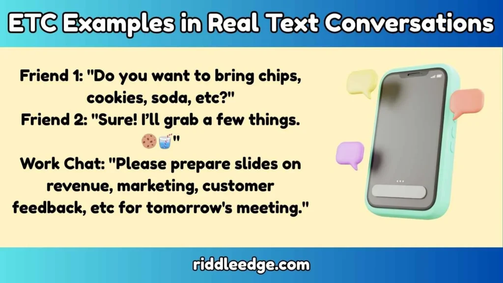 ETC Examples in Real Text Conversations