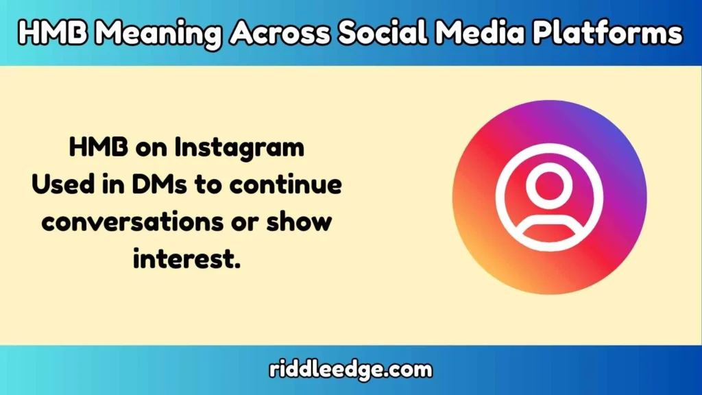 HMB Meaning Across Social Media Platforms