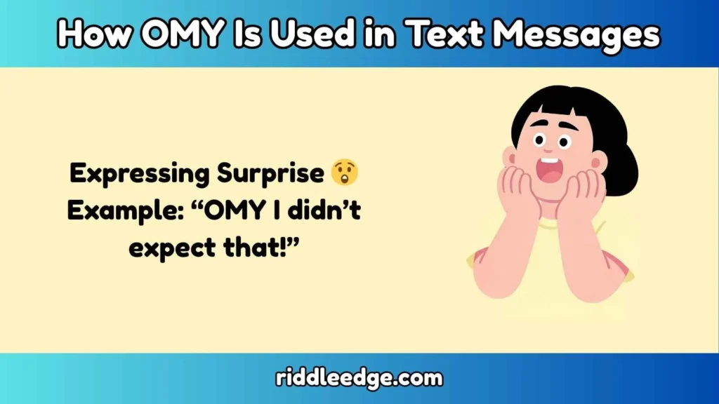 How OMY Is Used in Text Messages