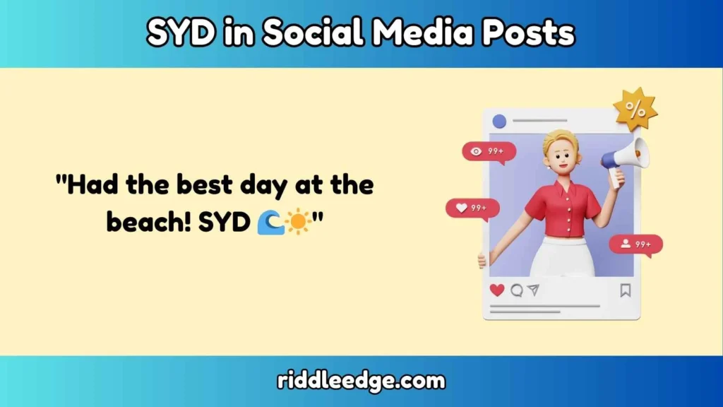 SYD in Social Media Posts