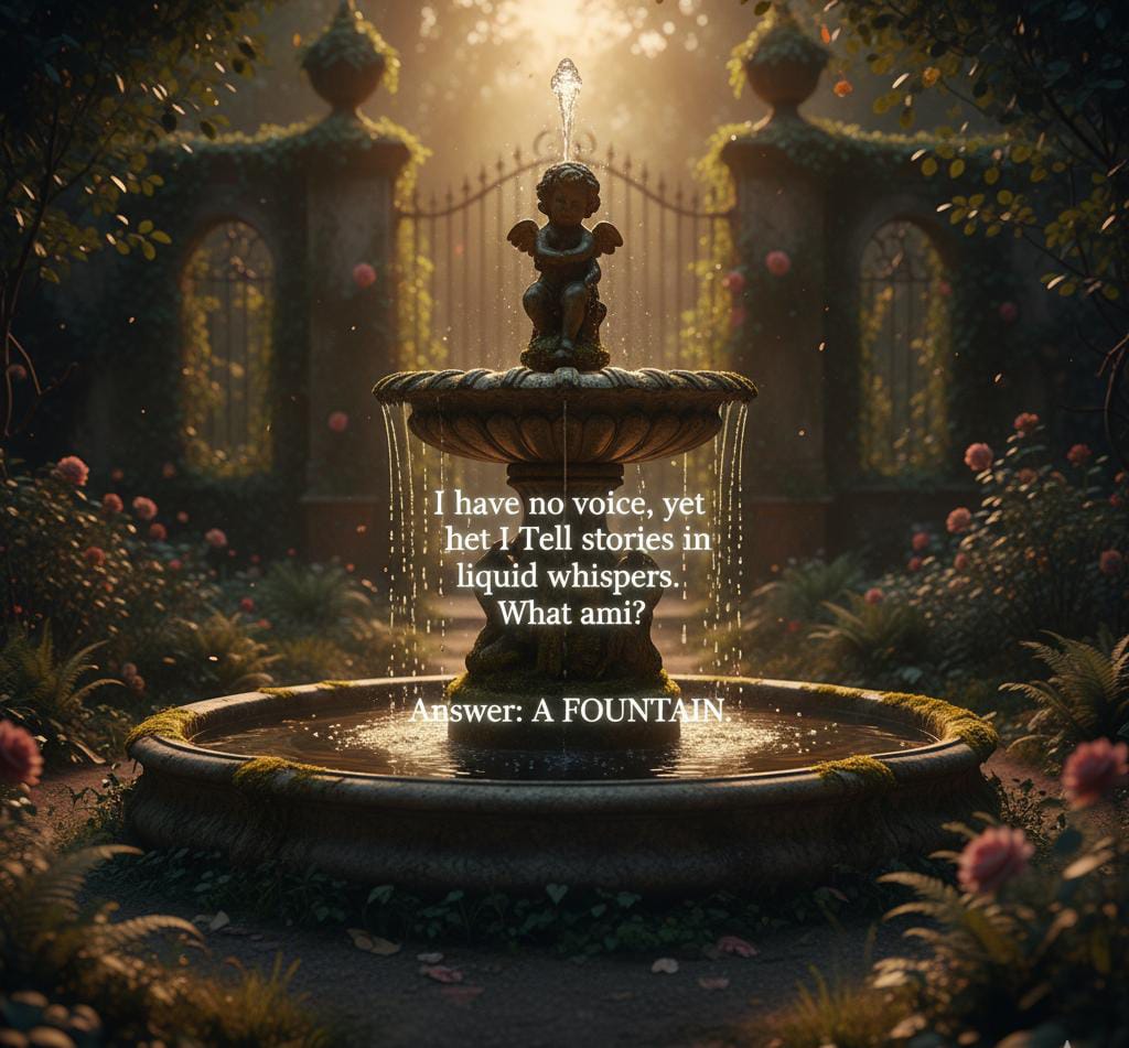 fountain riddles