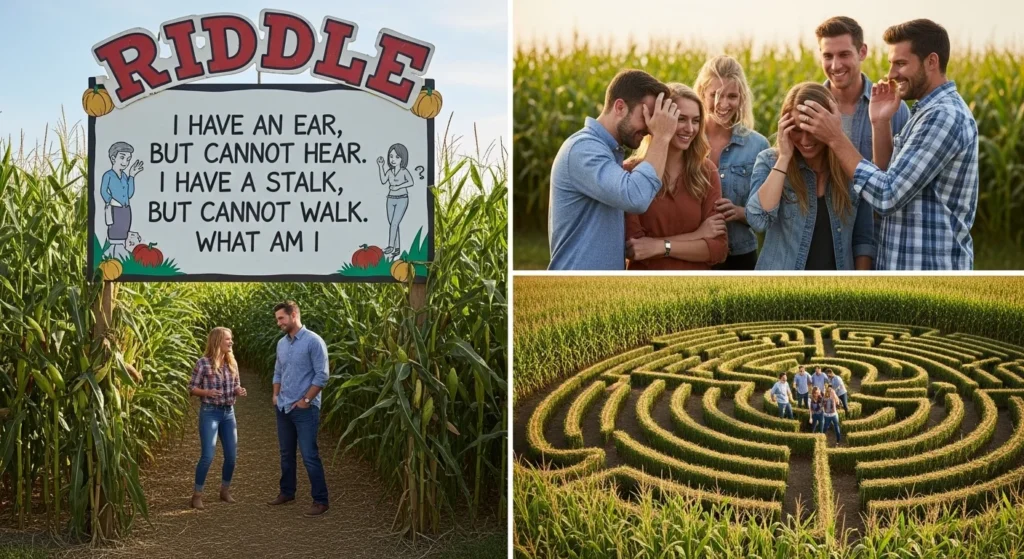 corn maze riddles