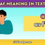 AF meaning in text