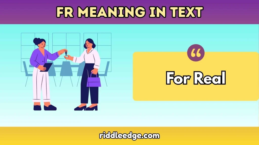 FR meaning in text