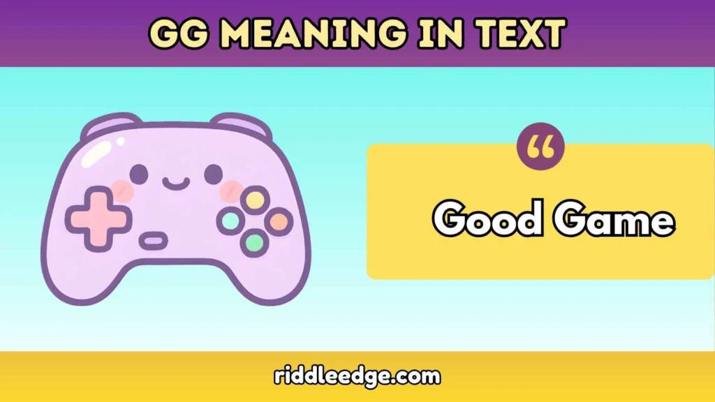 GG Meaning in Text
