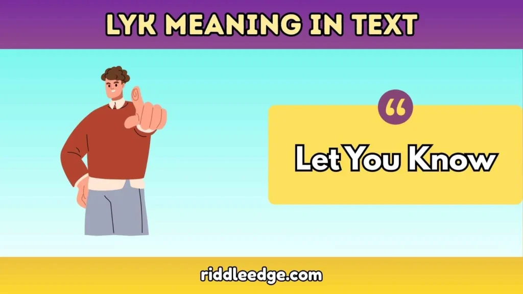 LYK meaning in text
