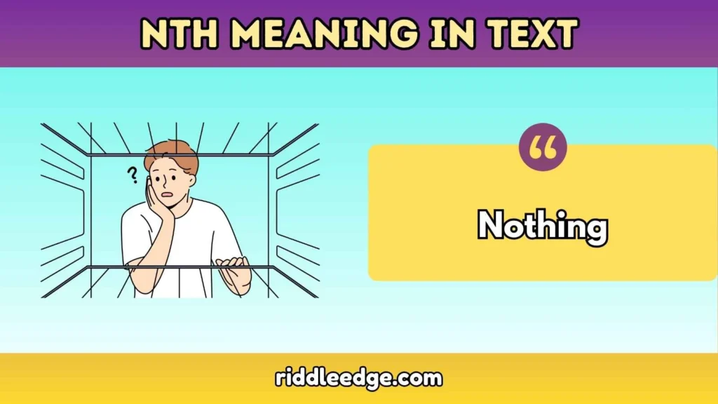 NTH Meaning in Text