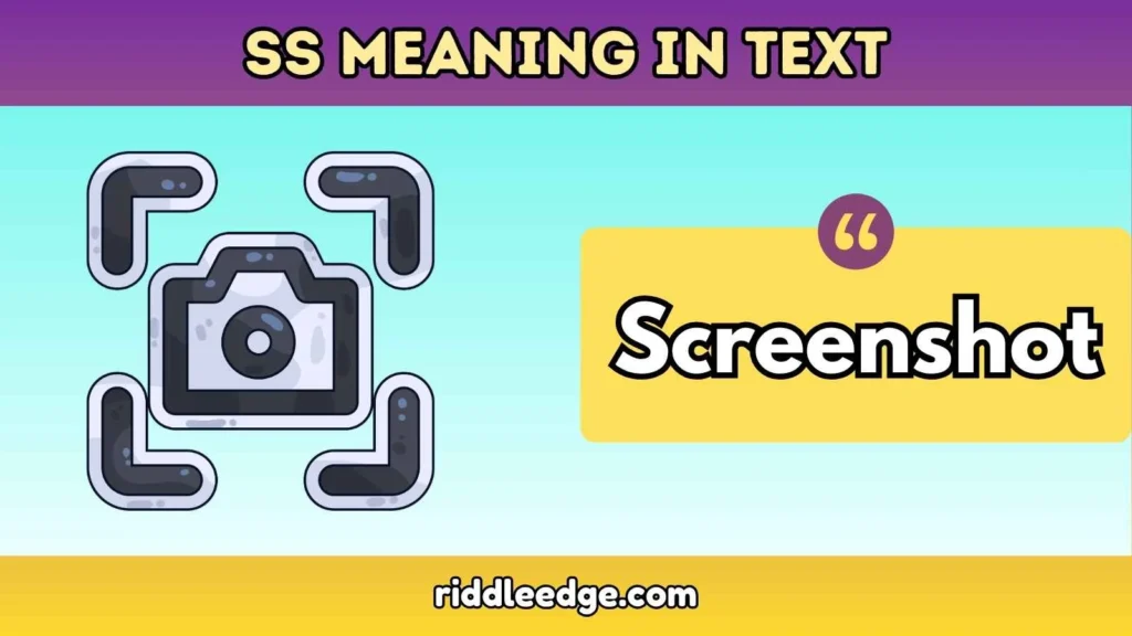 SS Meaning in Text