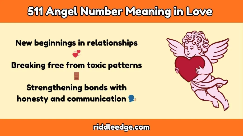 511 Angel Number Meaning in Love 
