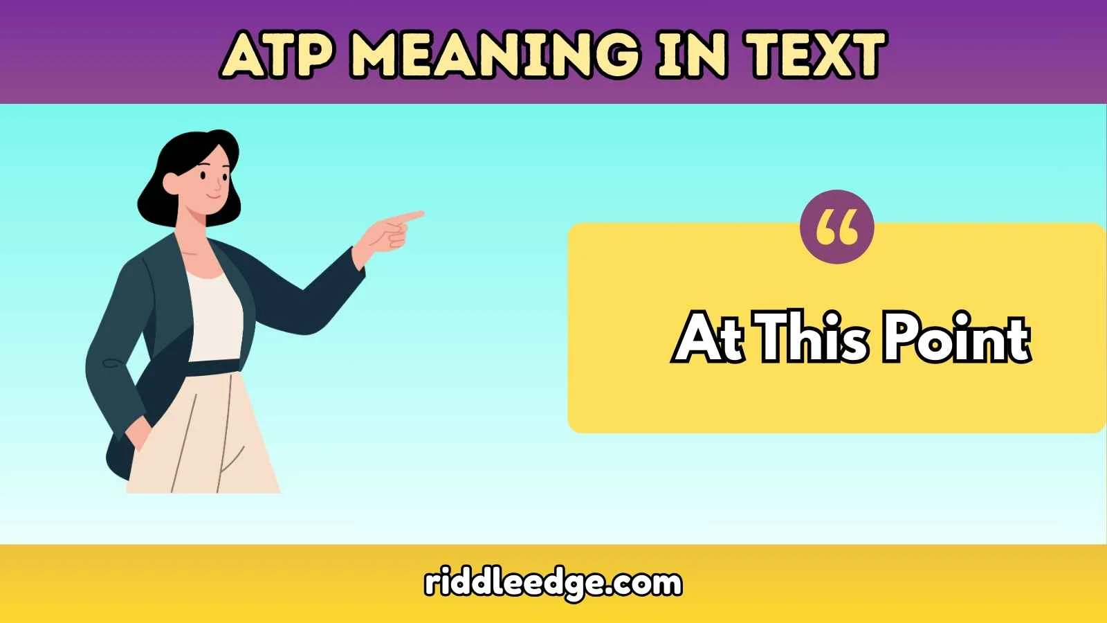 ATP meaning in text