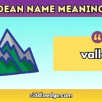 Dean Name Meaning