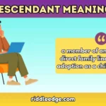 Descendant Meaning