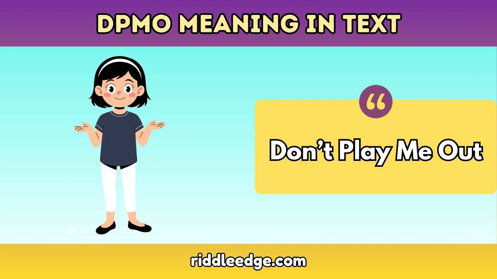 DPMO Meaning in Text