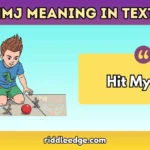 HMJ meaning in text