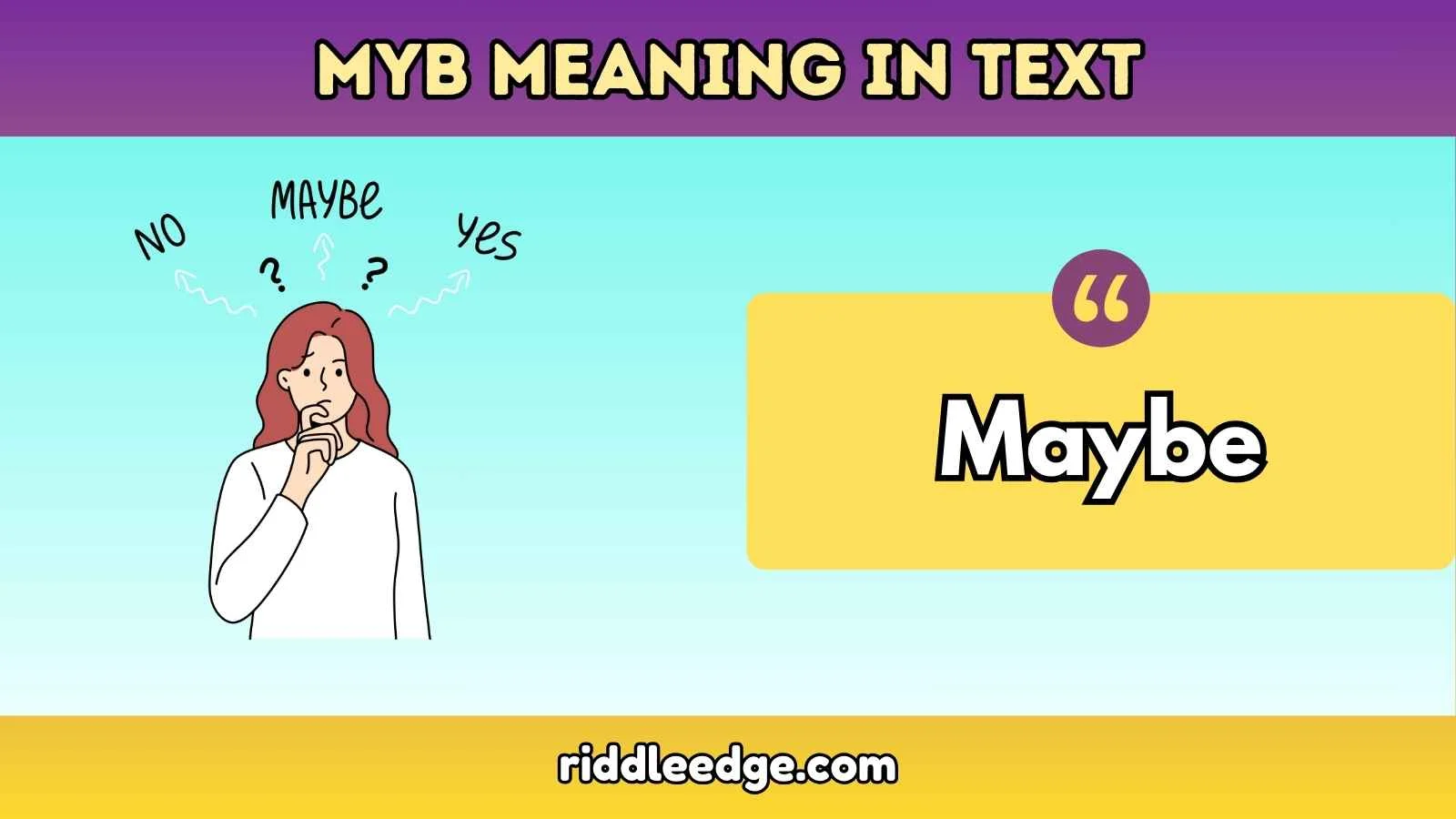MYB Meaning in Text