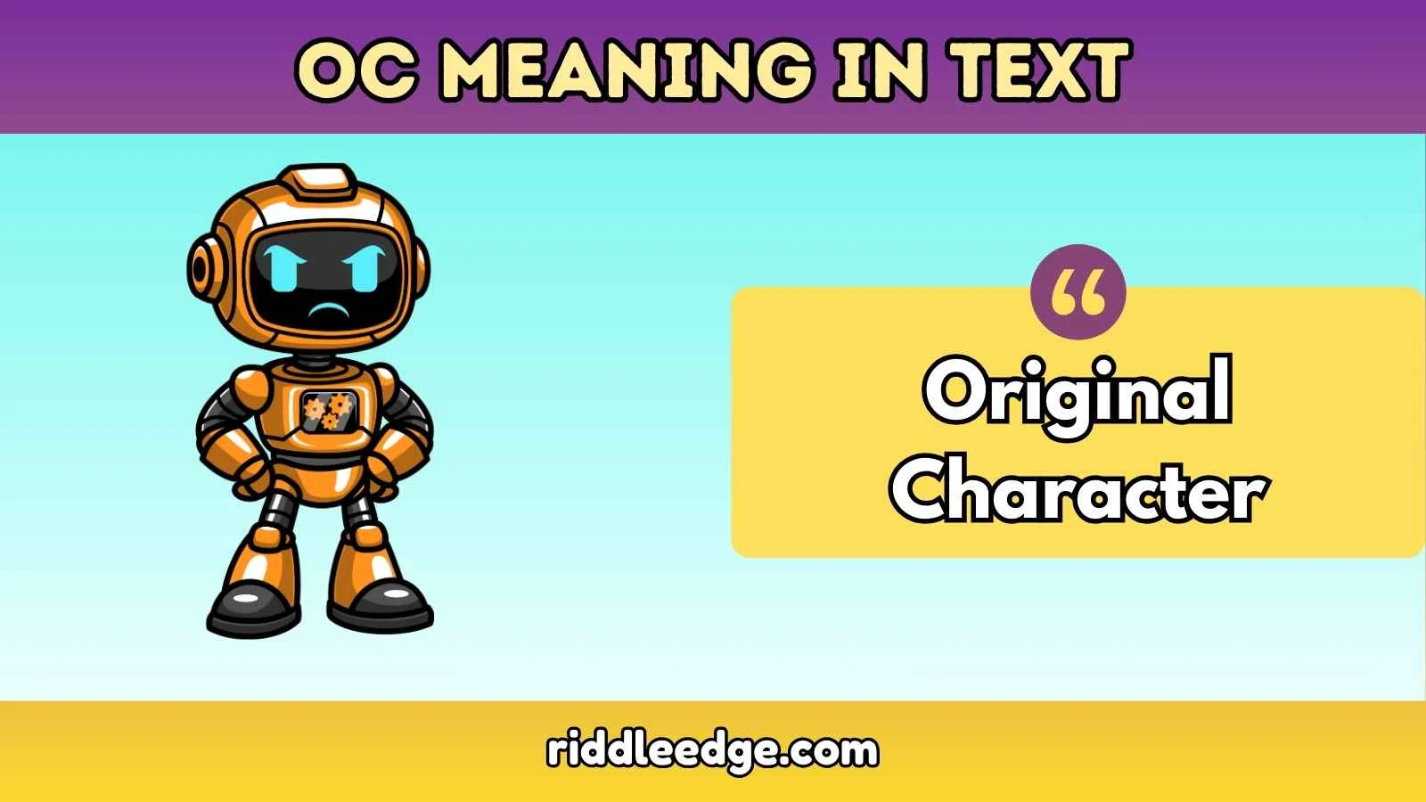 OC Meaning in Text