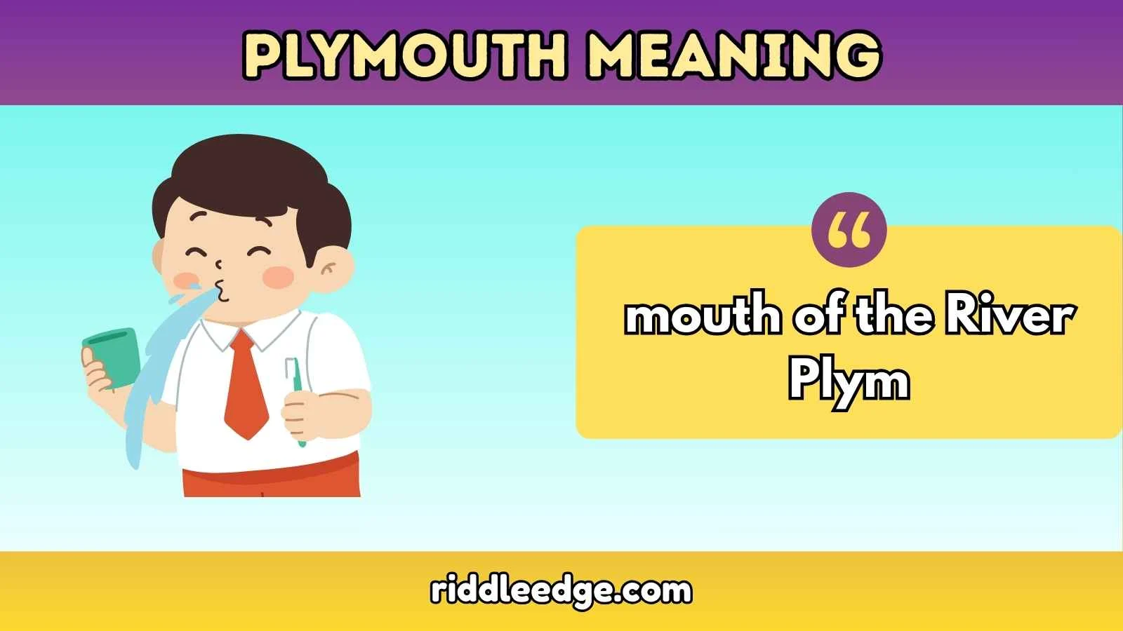 Plymouth meaning