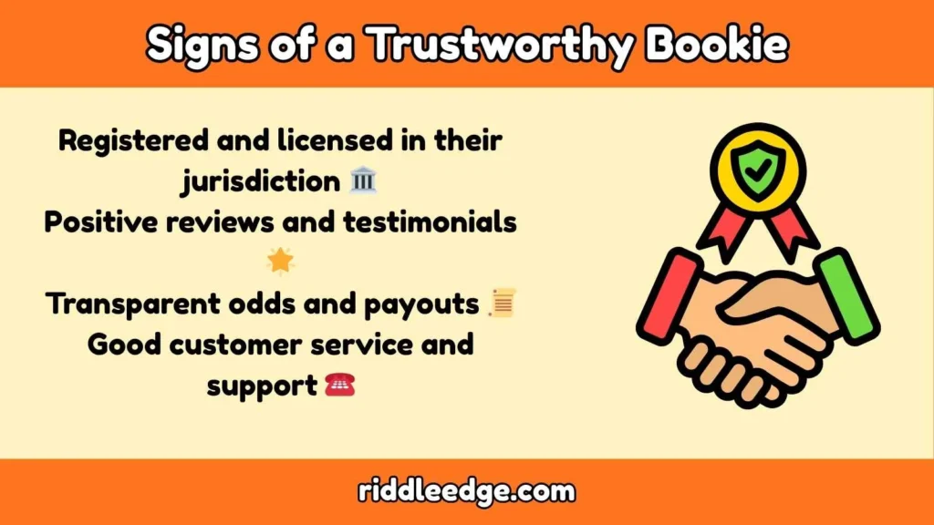Signs of a Trustworthy Bookie