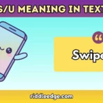 S/U meaning in text