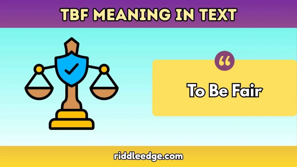 TBF Meaning in Text