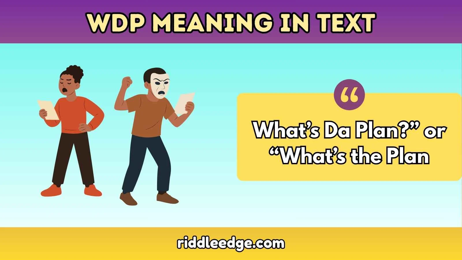 WDP meaning in text